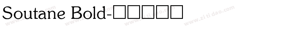 Soutane Bold字体转换